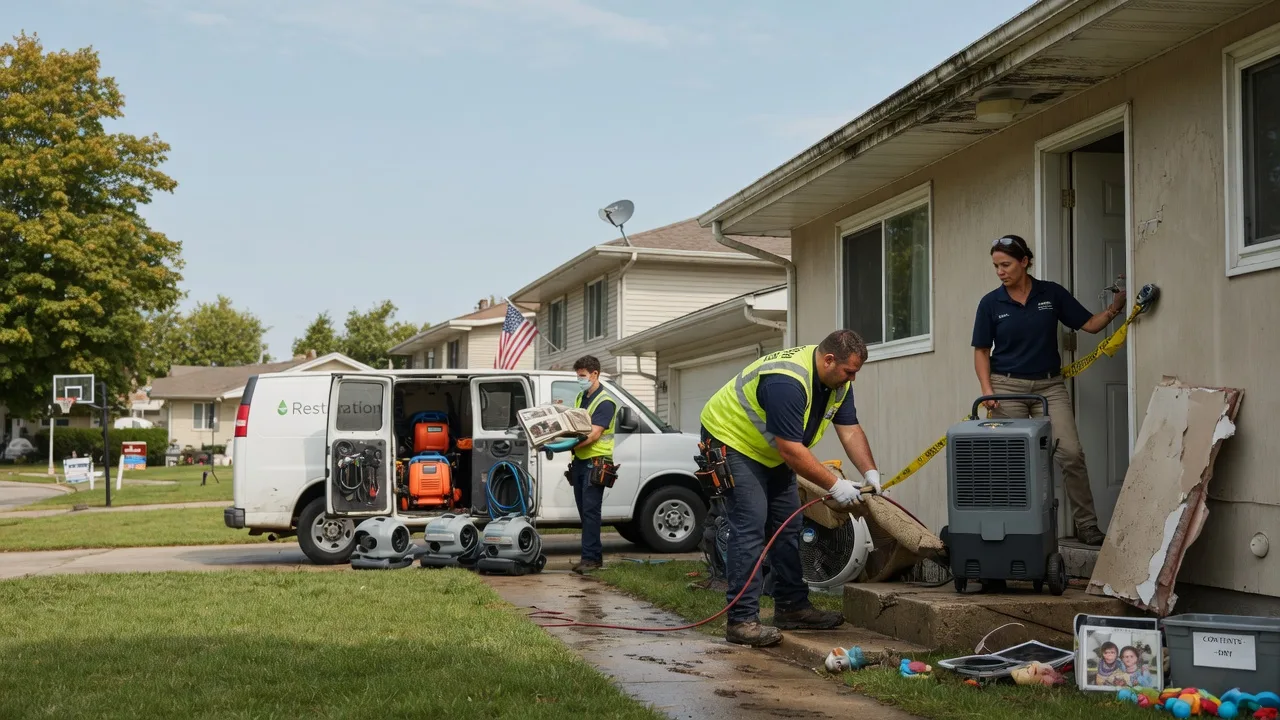 Water Damage Restoration in Pandora, OH near me